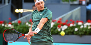 Shapovalov at the Italian Open. ATP